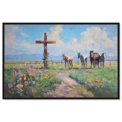 Faithful Pasture Canvas by Art Remedy