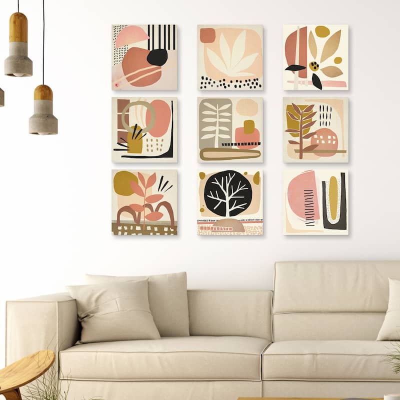 Organic Gardening 1-9 Canvas Art Prints