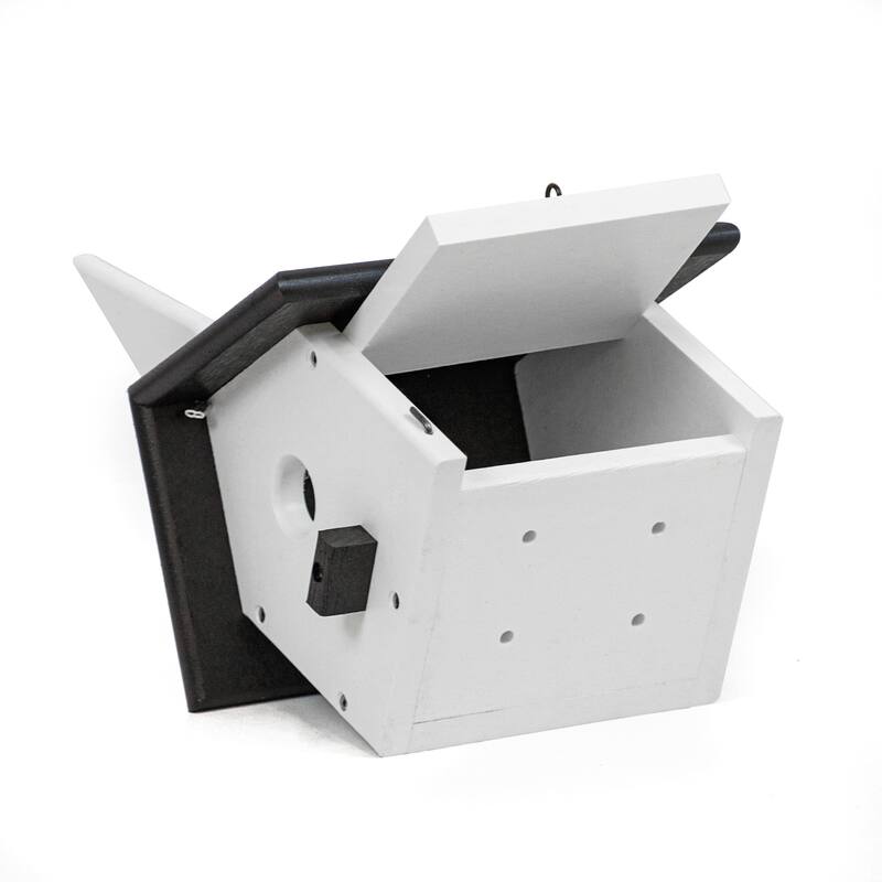 OUTDOOR LEISURE PRODUCTS Model GM31BKW Church Wren Bird House Made of High Density Poly Resin
