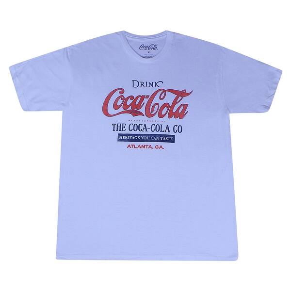 Shop Coca Cola Heritage You Can Taste Men S White T Shirt