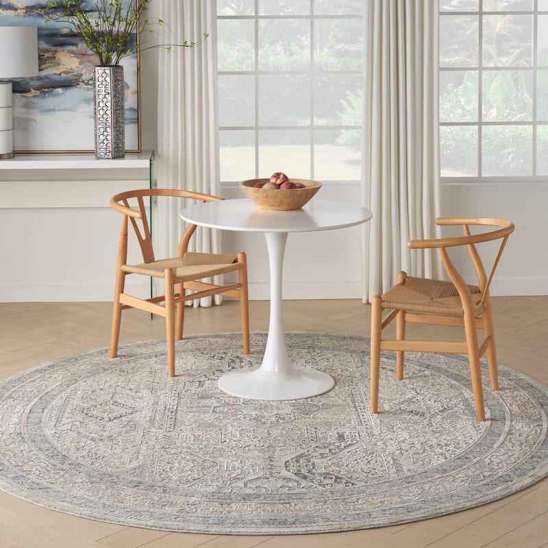 Nourison Nyle Vintage Persian Medallion Boho Area Rug