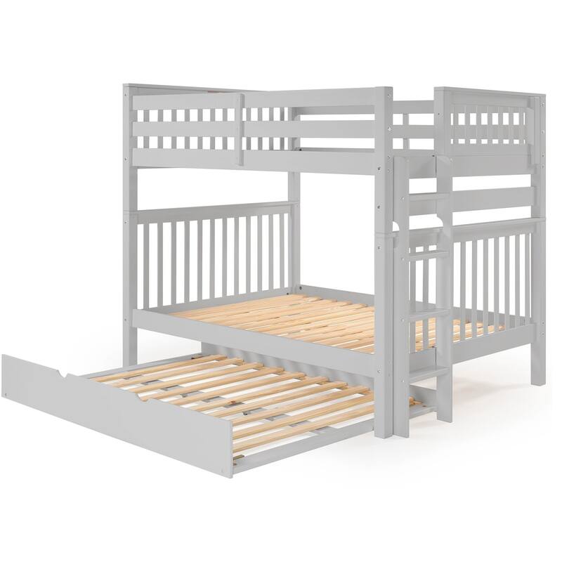 Taylor & Olive Trillium Full over Full Bunk Bed, Full Trundle