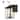 1 Light Black Dusk to Dawn Sensor Glass Outdoor Wall Sconces Built-in GFCI Outlets - W 6.3"