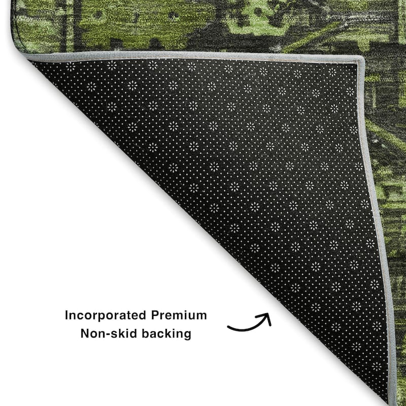 Premium Washable Super Soft Traditional Global Mayfield Rug