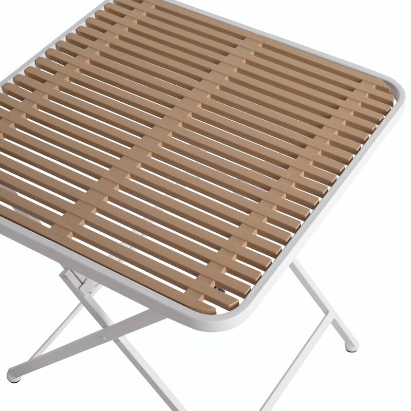 Folding Square Table - Indoor/Outdoor PP & Metal