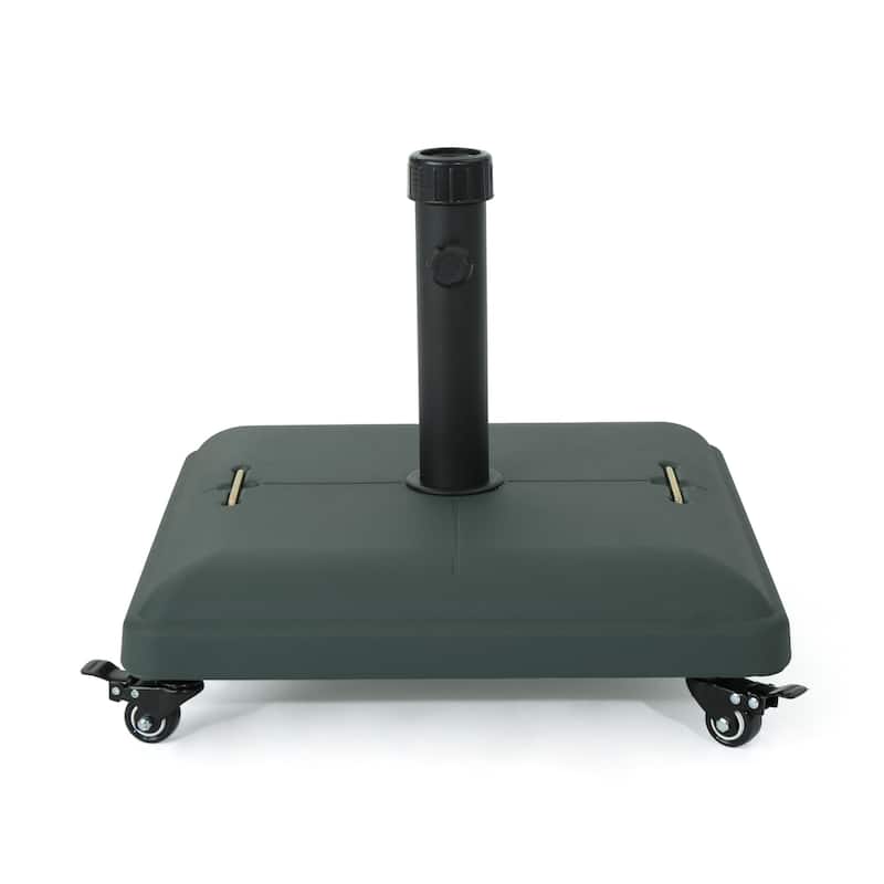 Hayward Black Steel Umbrella Base Holder by Christopher Knight Home