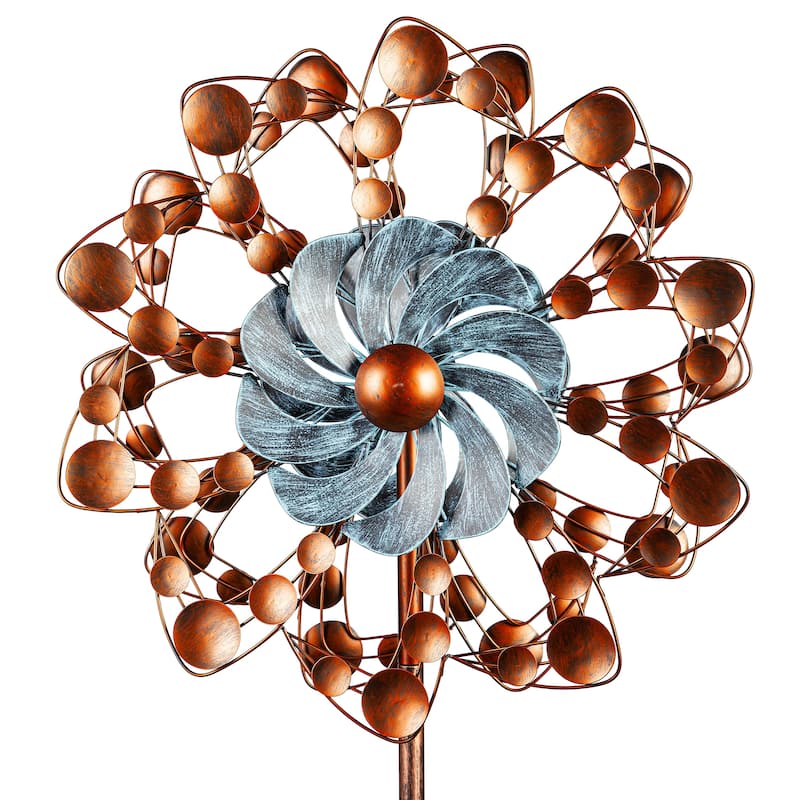 75"H Bubble Flower Wind Spinner