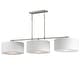 preview thumbnail 1 of 2, Maxim 10017WL Bongo 3 Light 60" Wide Linear Pendant Satin Nickel