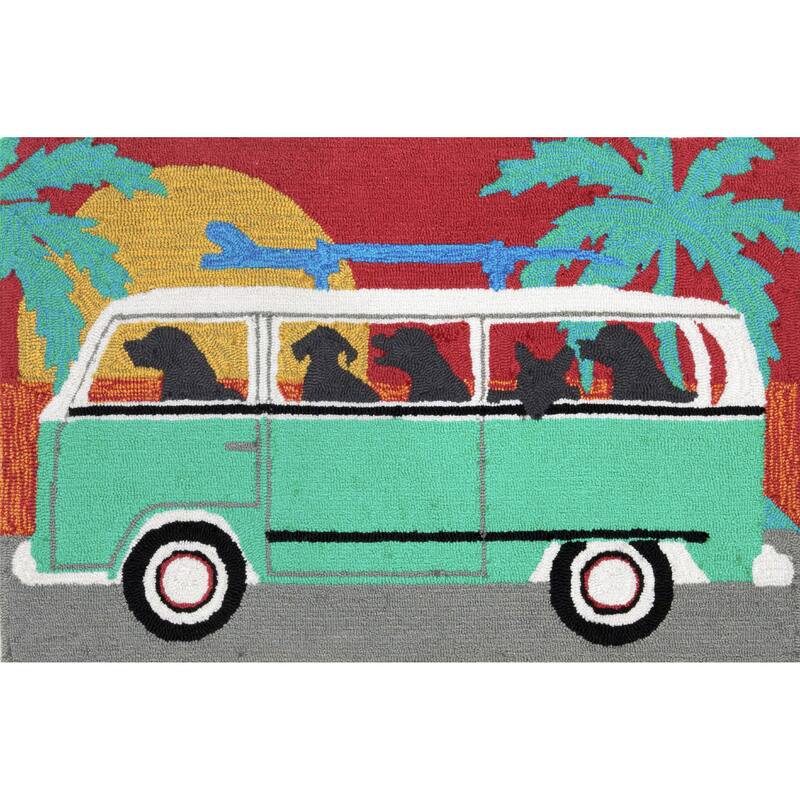 Liora Manne Frontporch Beach Trip Indoor/Outdoor Rug - 2'6" x 4'