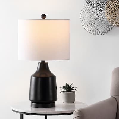 SAFAVIEH Lighting Satoko 24" Table Lamp - 14" W x 14" D x 26" H - 14Wx14Dx26H