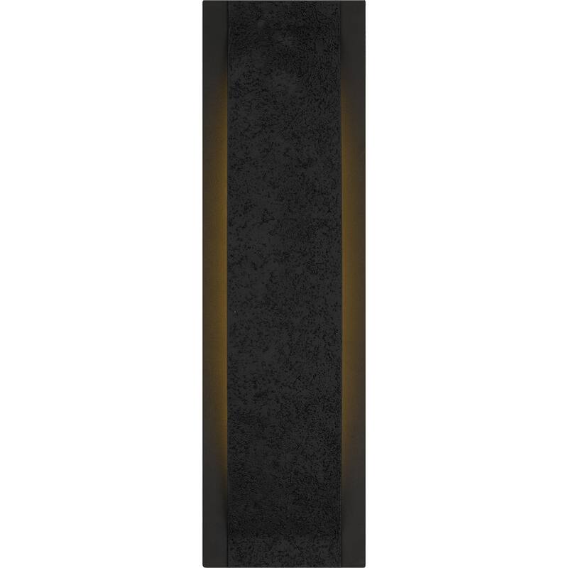 Earth Black LED Outdoor Wall Lantern from the Onyx Collection