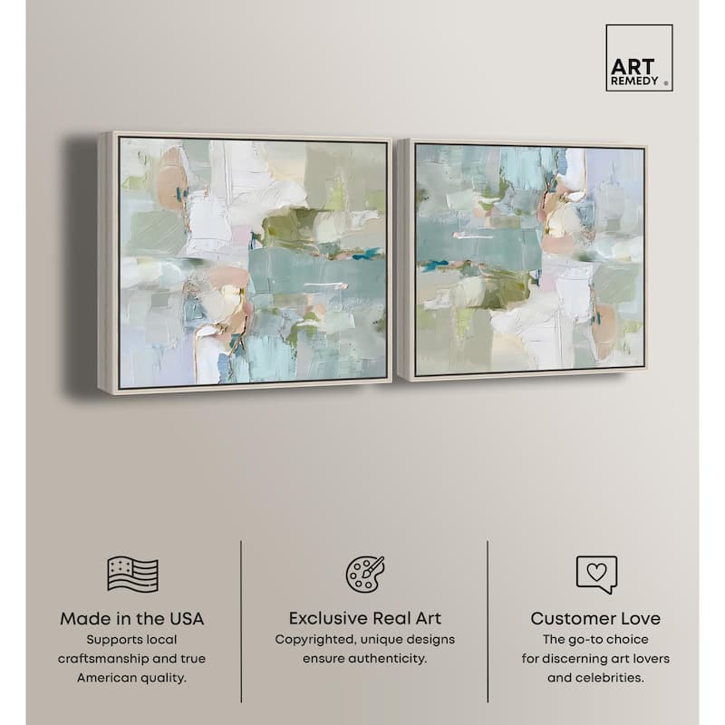 Guilded White flora Canvas by Art Remedy
