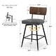 preview thumbnail 89 of 136, 26"/29" Faux Leather Swivel Counter/Bar Stools Set of 2/3