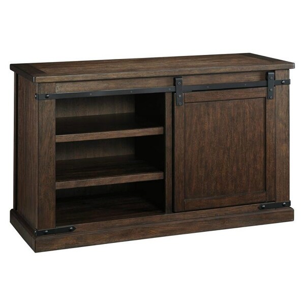 Ashley Furniture W562-28 Budmore Medium TV Stand w/ 1 Sliding Barn Door
