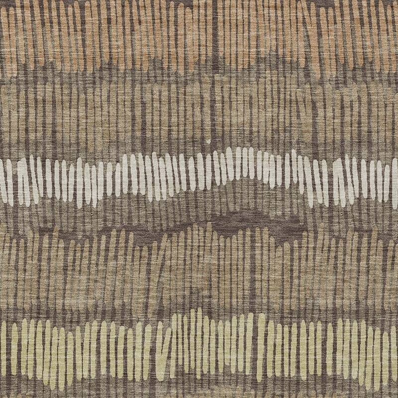 HomeRoots Striped Transitional Rectangle Outdoor Rug