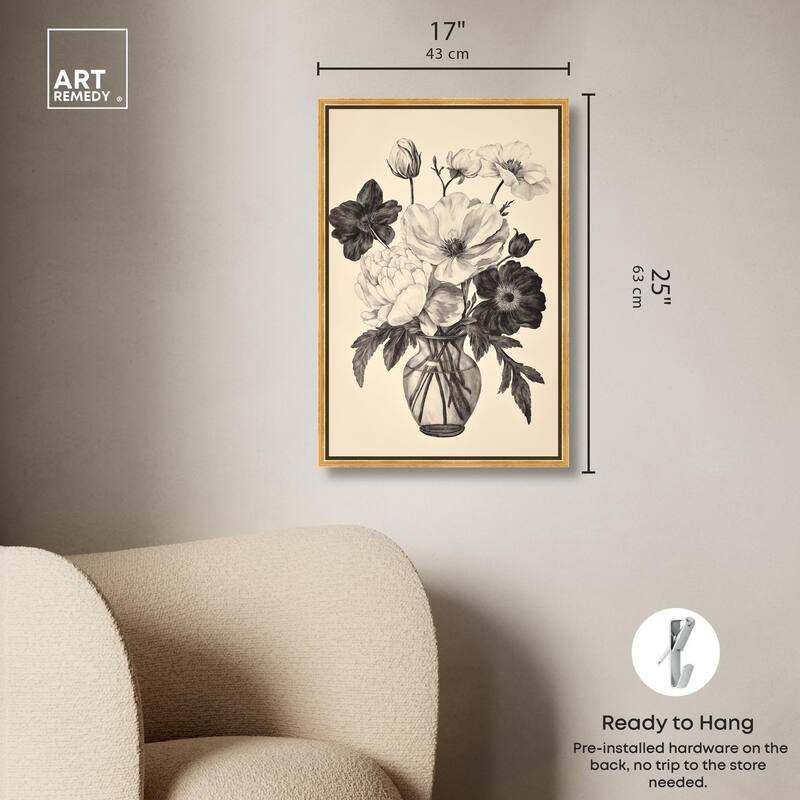 Antique Aria Canvas by Art Remedy