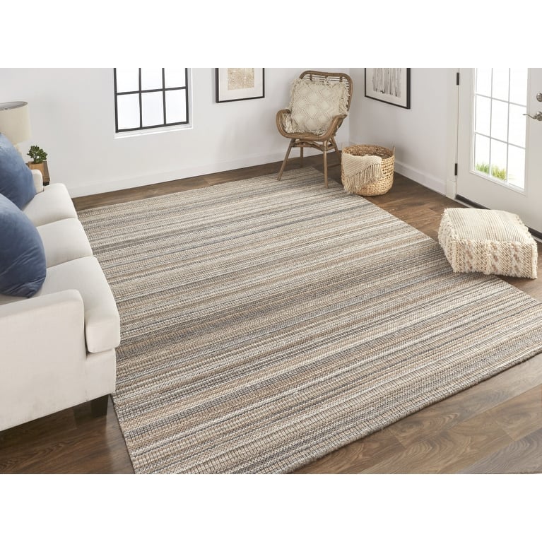 Xeca Stain Resistant Woven Area Rug By HomeRoots