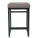 preview thumbnail 23 of 34, HomePop Open Back Metal 24" Counter Stool - 24 inches - 24 inches