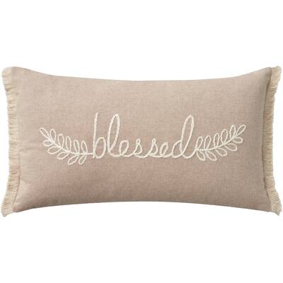 Mina Victory Life Styles Quotes & Sayings Natural Throw Pillow