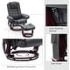 preview thumbnail 50 of 50, MCombo Set of 2 Swivel Recliner with Ottoman, Vibration Massage Lumbar Pillow