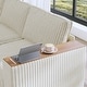 preview thumbnail 32 of 34, GDFStudio - Jackson Oversized L-Shaped Corduroy Corner Couch with Armrest Storage