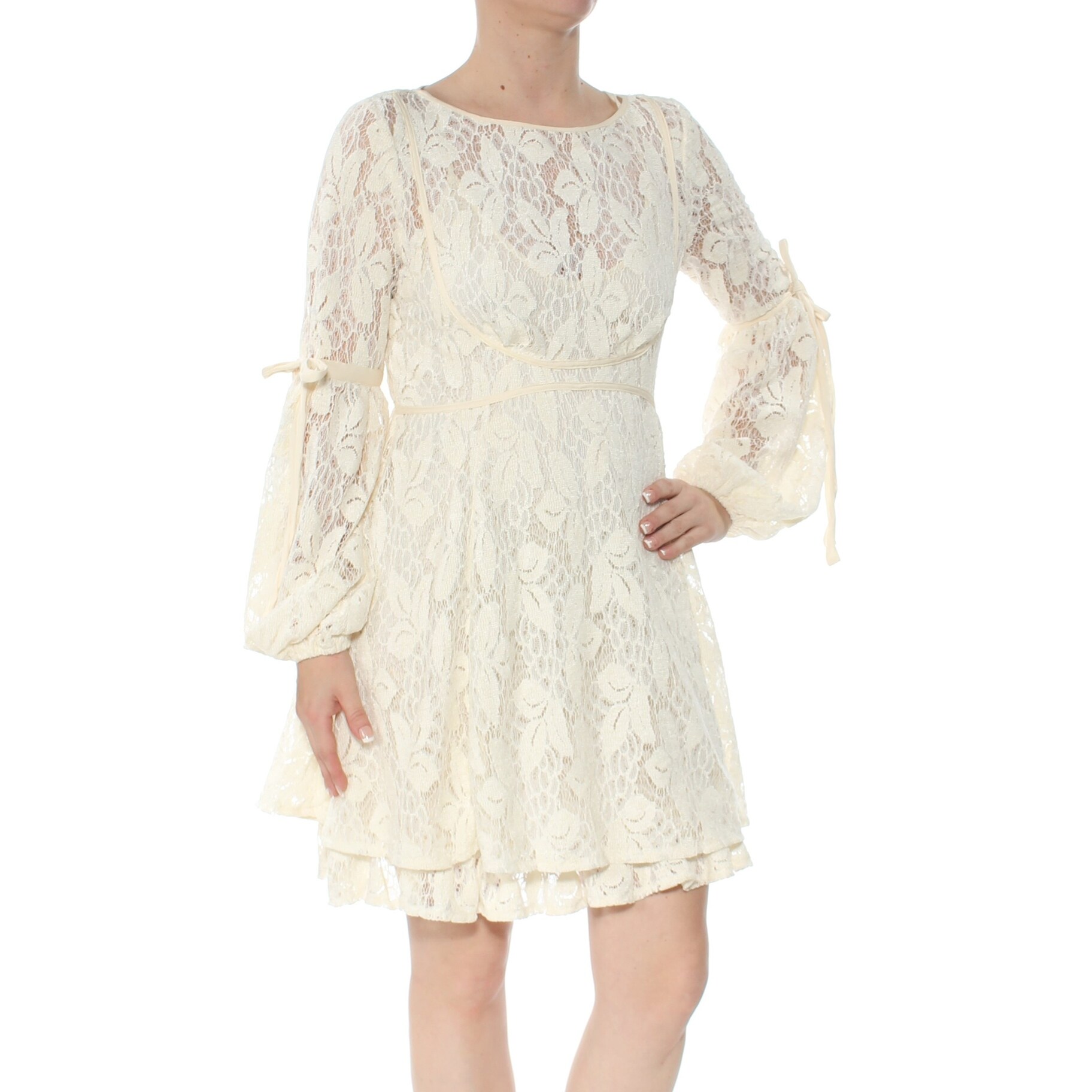 womens ivory lace dress