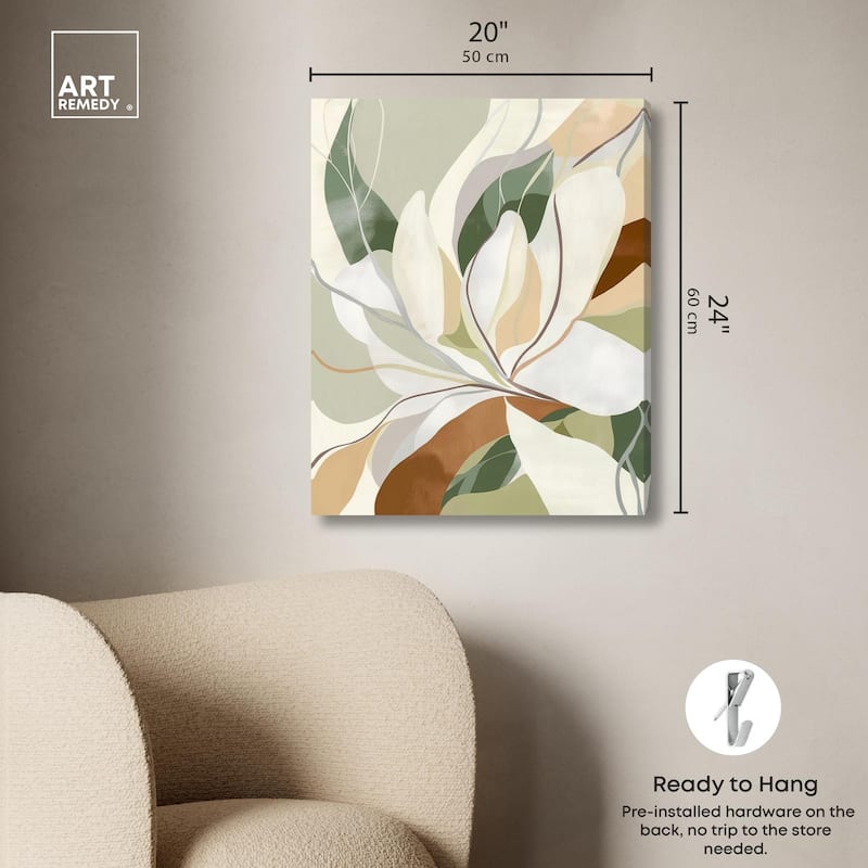 Leaf Prints I Canvas by Art Remedy, Gallery Wrapped