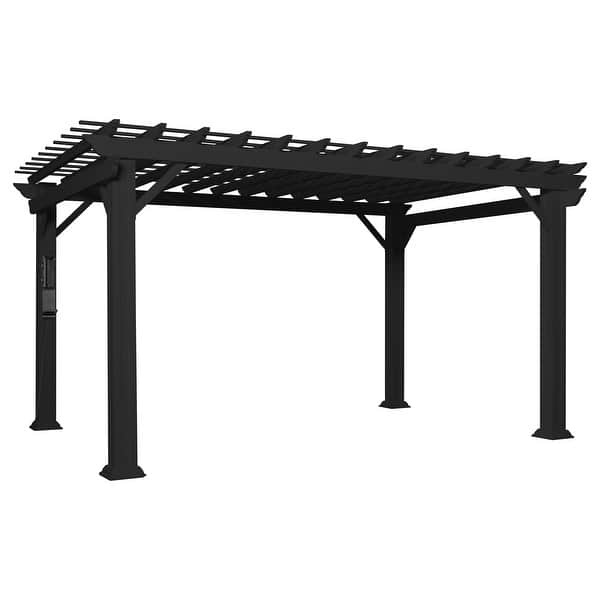 Backyard Discovery Stratford 14x10' Galvanized Steel Pergola w/ Canopy