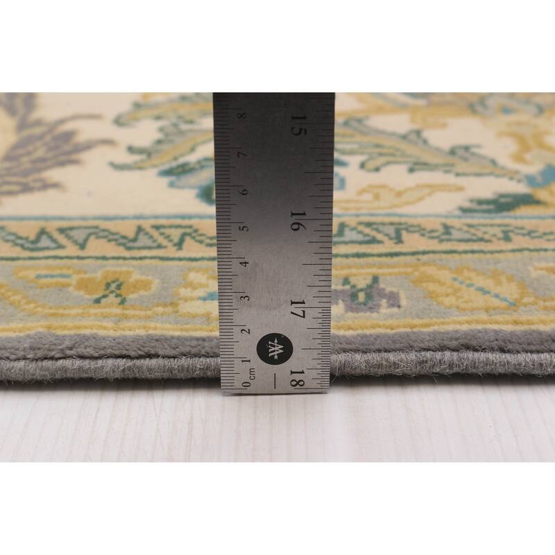 ECARPETGALLERY Hand-knotted Jamshidpour Grey Wool Rug - 7'8 x 10'2