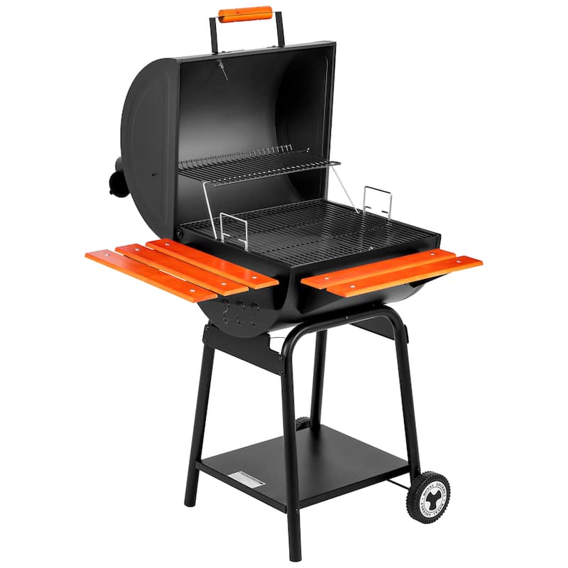 Royal Gourmet 24-Inch Black Charcoal BBQ Grill