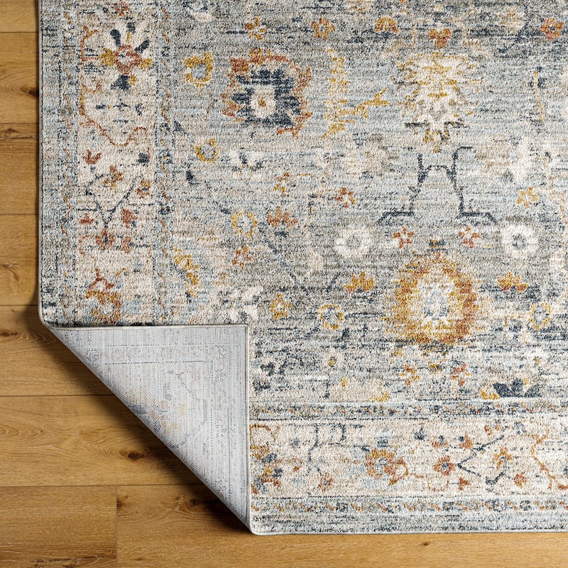 Livabliss Beckham Vintage Medallion Area Rug