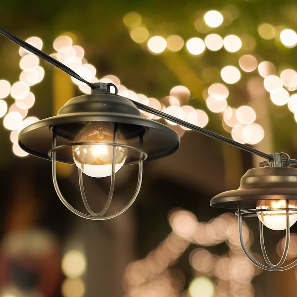 Better homes & gardens outdoor vintage cage lantern string lights new arrivals