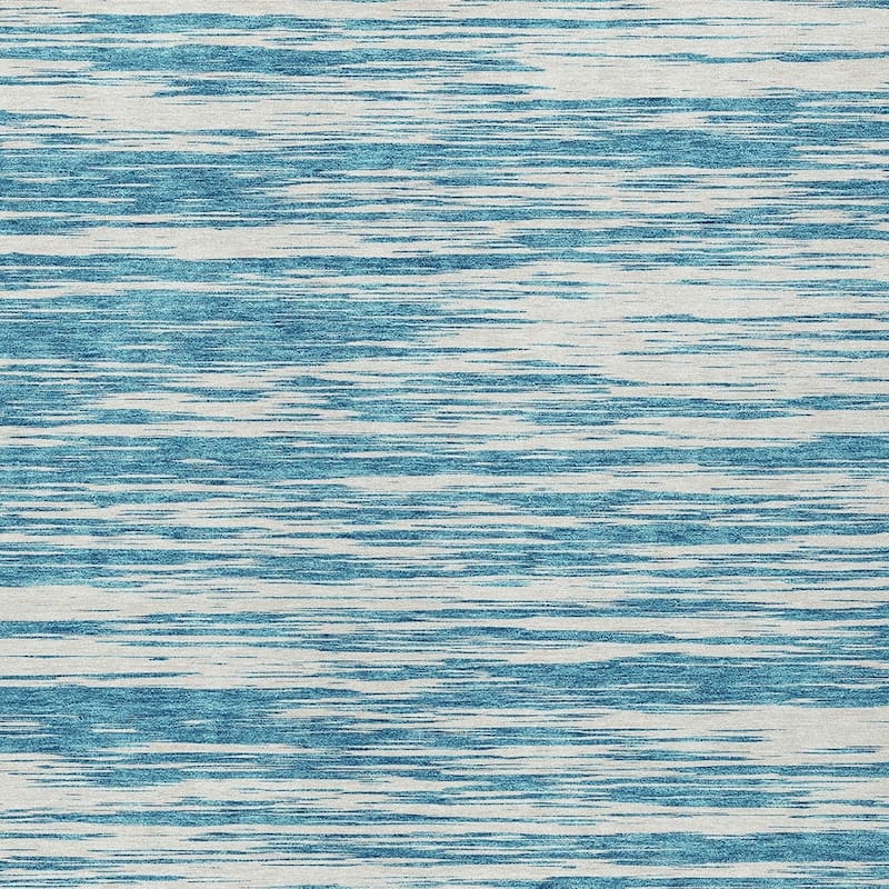HomeRoots Abstract Modern Rectangle Outdoor Rug