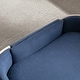 preview thumbnail 20 of 29, Velvet Cushion Chair With Solid Wood legs and Bent Wood Back/Pet Sofa