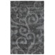 preview thumbnail 63 of 111, SAFAVIEH Florida Shag Shahin Scroll 1.2-inch Thick Textured Rug 2'3" x 5' - Grey