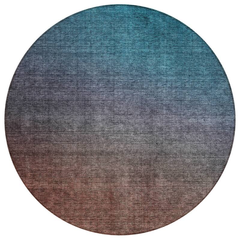 HomeRoots Ombre Transitional Rectangle Outdoor Rug