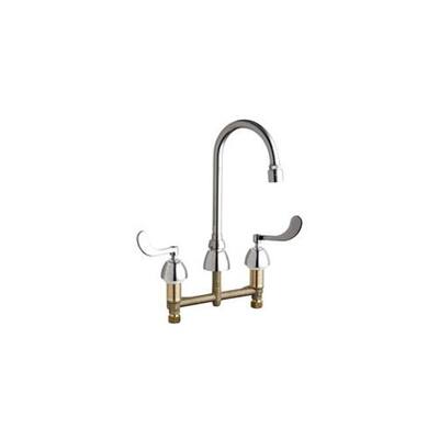 Chicago Faucets Commercial Grade High Arch Kitchen Faucet with Wrist