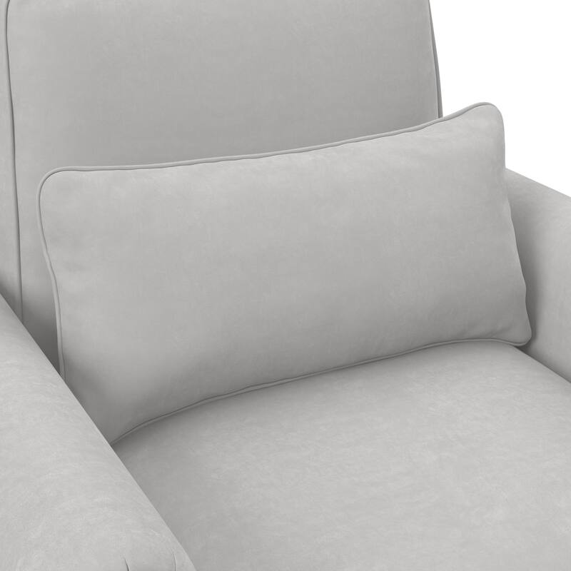 Bush Furniture Coventry Living Room Accent Chair with Ottoman Set