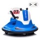 preview thumbnail 1 of 18, Electric Ride On Bumper Car, Remote Control Ride On Car with LED Lights, 360-Degree Spin, Indoor and Outdoor Fun for Toddlers Blue