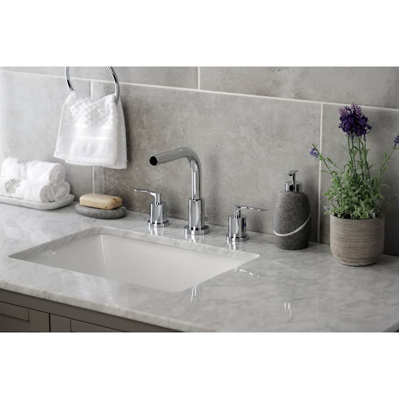 Kingston Brass Serena 1.2 GPM Widespread Bathroom Faucet with Pop-Up