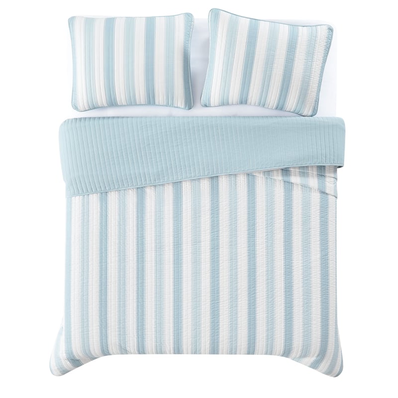 Truly Soft Aiden Stripe Quilt Set