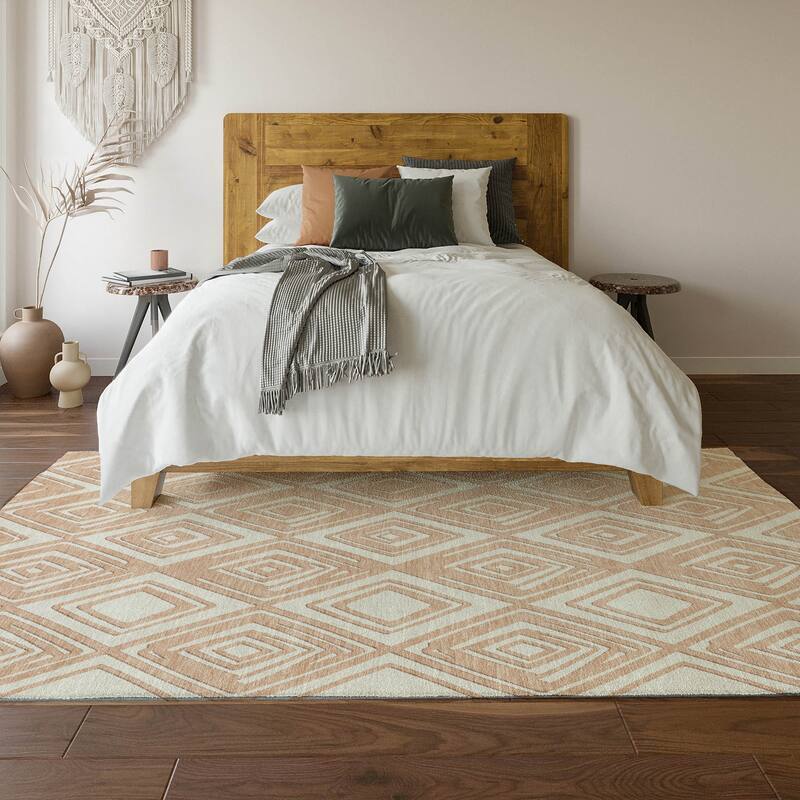 Premium Washable Super Soft Diamond Cascade Mayfield Rug