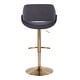 preview thumbnail 121 of 144, Silver Orchid Svellingen Adjustable Bar Stool with Rounded T Footrest - Set of 2