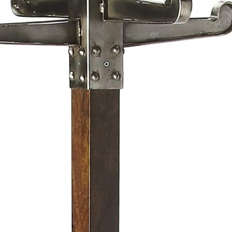 HomeRoots Industrial Chic Vintage Style Coat Rack - 19.00 in. x 70.50 in. x 19.00 in.