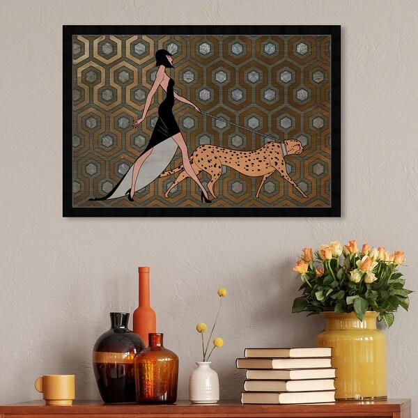 Oliver Gal 'Own the Street' Fashion and Glam Framed Wall Art