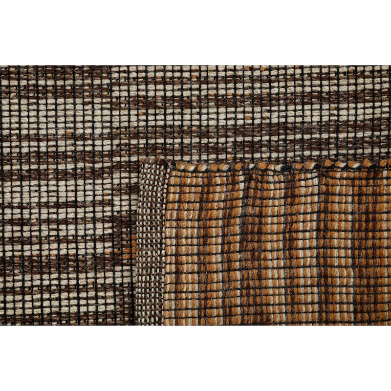 Terra by Obeetee Aurora Soren Brown Rug