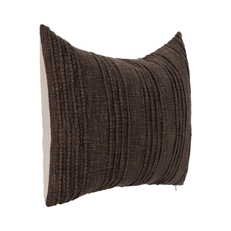 Villa by Classic Home Hannah 100% Cotton 22" Throw Pillow