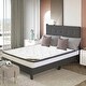 preview thumbnail 1 of 3, 9-Inch Medium Firm Foam Encased Pillowtop Pocketed Coil Innerspring Fully Assembled Mattress, Good For The Back