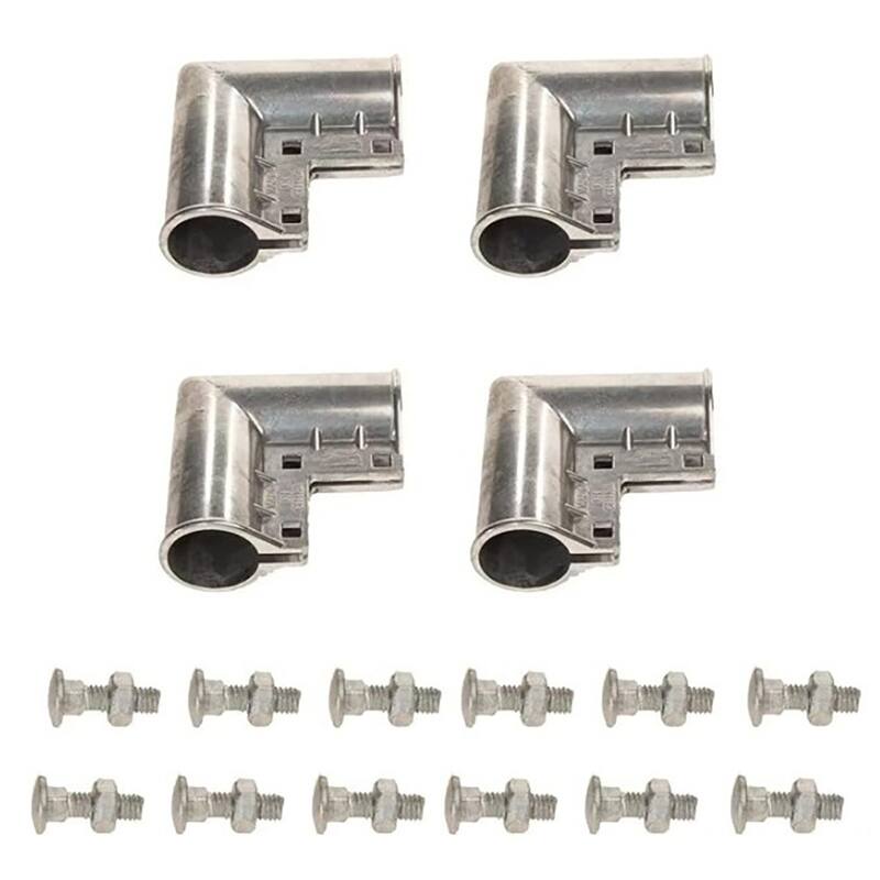 3- 3/4 in. Crooked net gatepost Head connection，Set 4 - 4 pack - 4 pack