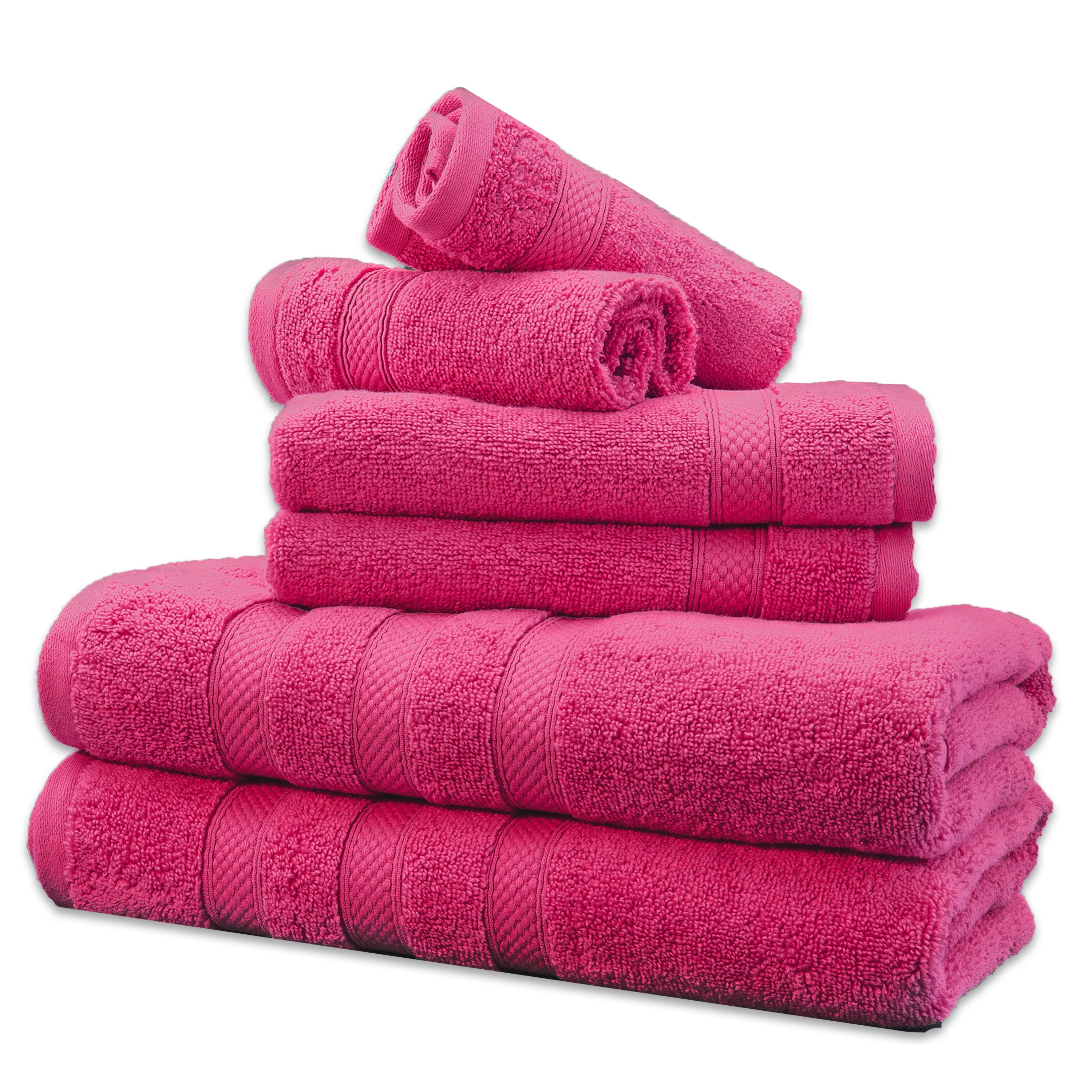 So Soft Towel Set 2 or 6 Piece Bale Bathroom Zero Twist 480gsm Bath Towels 
